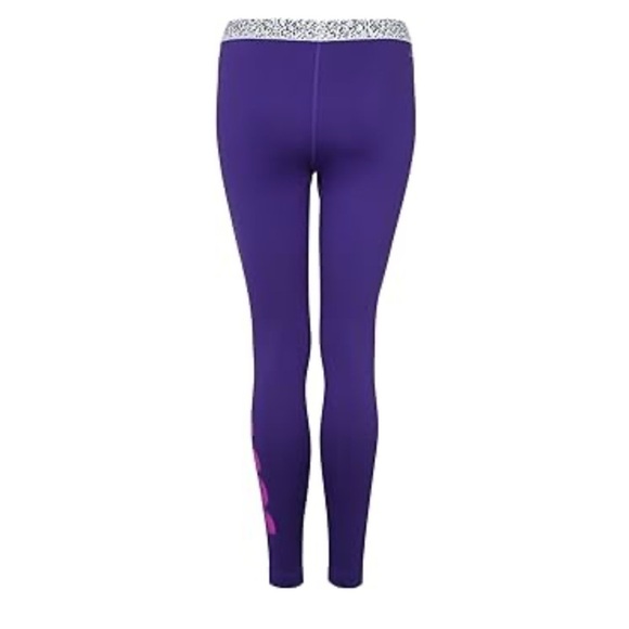 Nike Girl’s Pro Warm Mezzo Waistband Dri-Fit Tights - Picture 2 of 7
